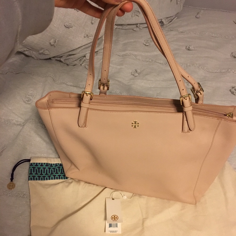 Tory Burch Large Buckle Tote